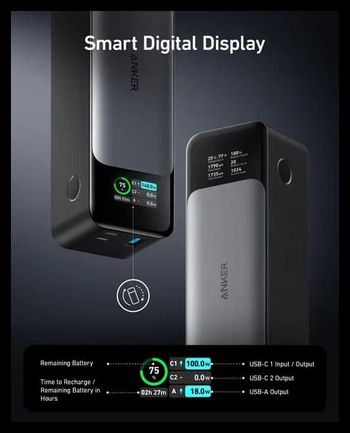 Anker 737 Power Bank (PowerCore 24K 140W)
