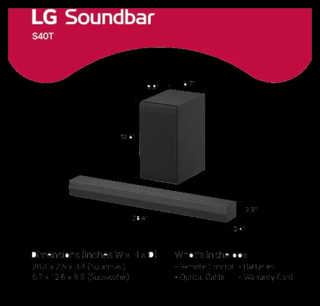 LG Soundbars & Home Audio